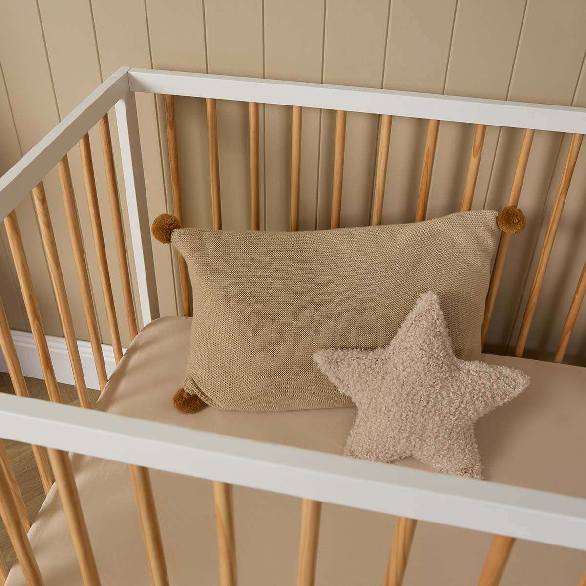 Mocka Dream Cot - White/Natural - Mocka New Zealand