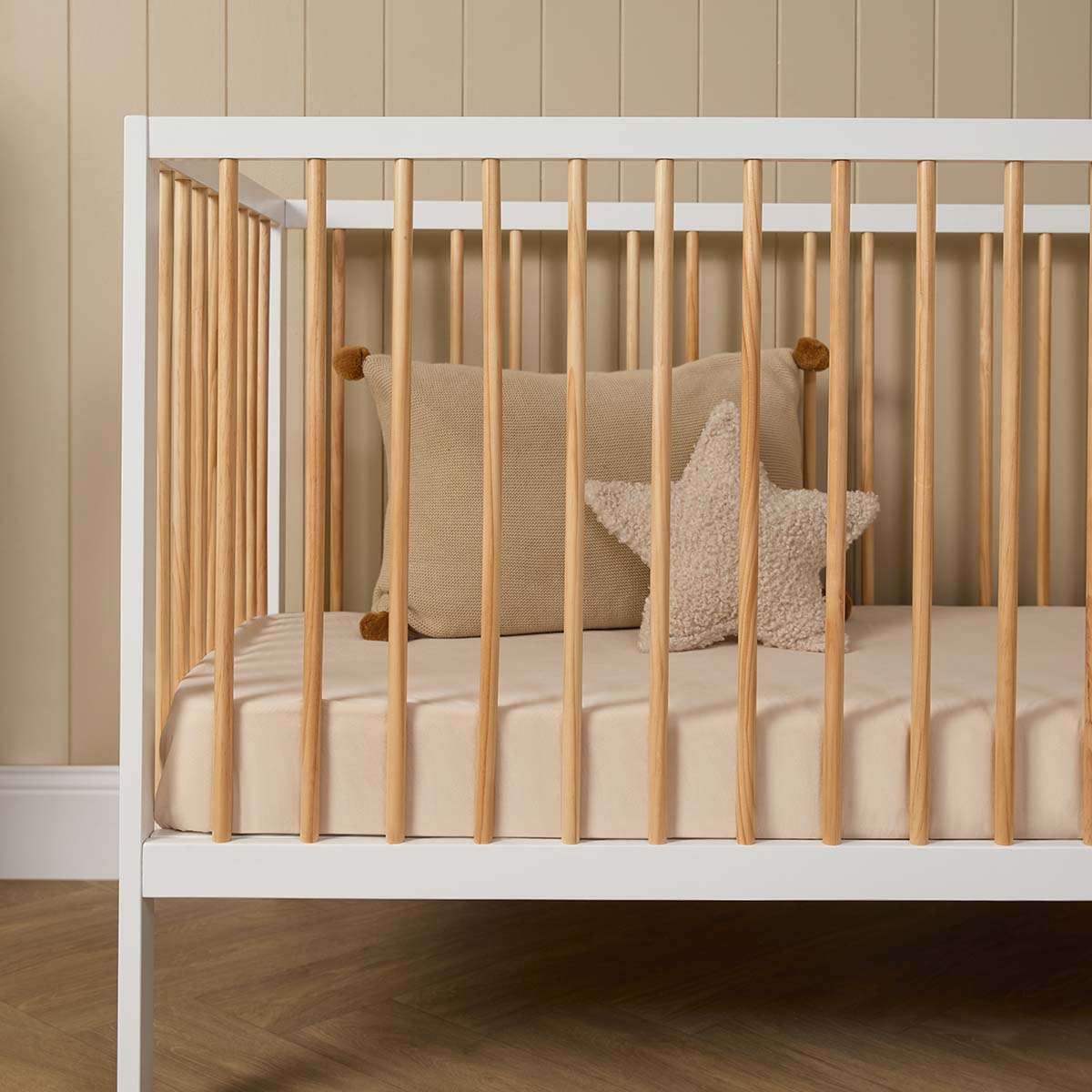 Mocka Dream Cot - White/Natural - Mocka New Zealand