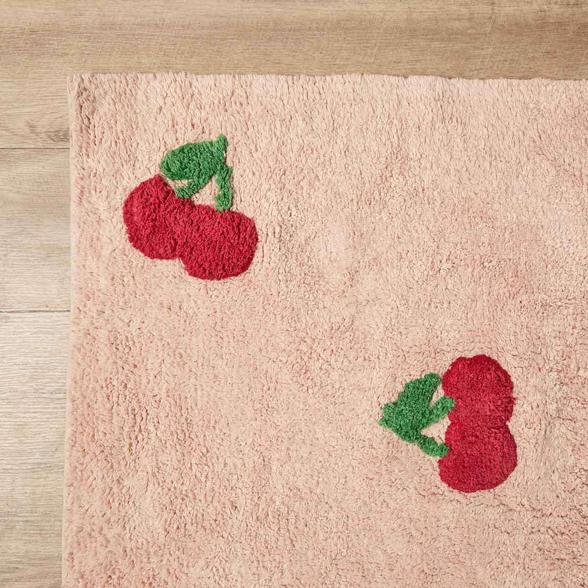 Addy Rectangle Cherry Rug - Pink - Mocka New Zealand