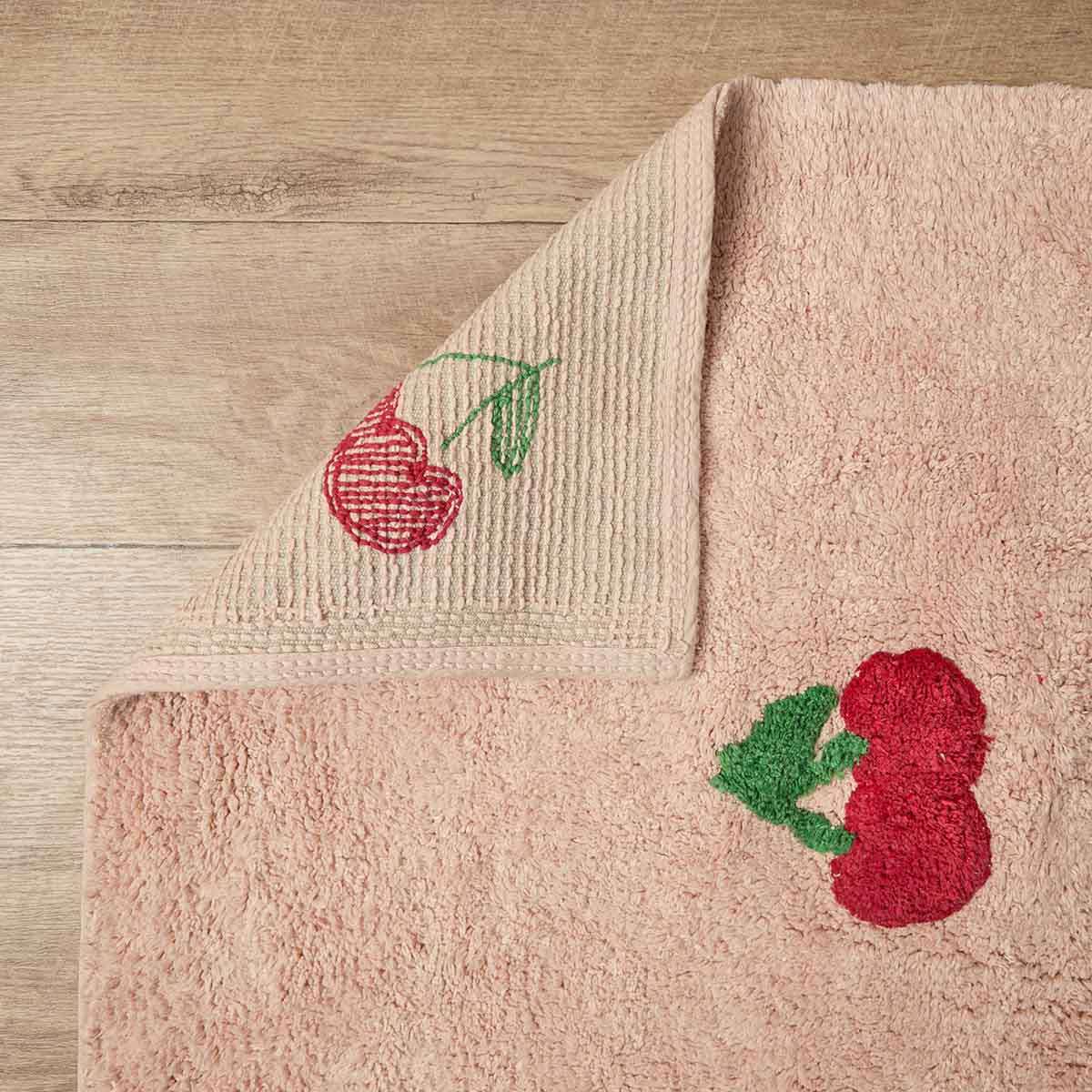 Addy Rectangle Cherry Rug - Pink - Mocka New Zealand