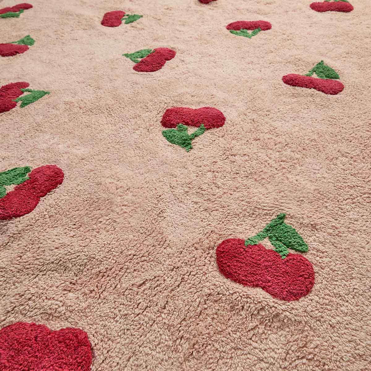 Addy Rectangle Cherry Rug - Pink - Mocka New Zealand