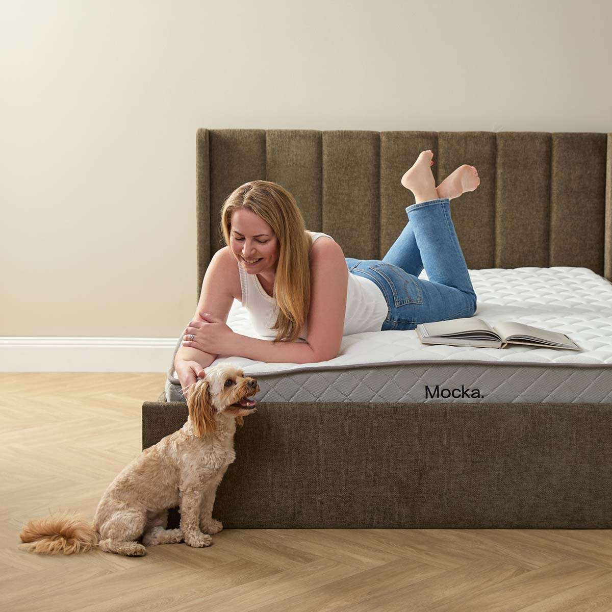 Quinn Storage Queen Bed - Dark Green - Mocka New Zealand