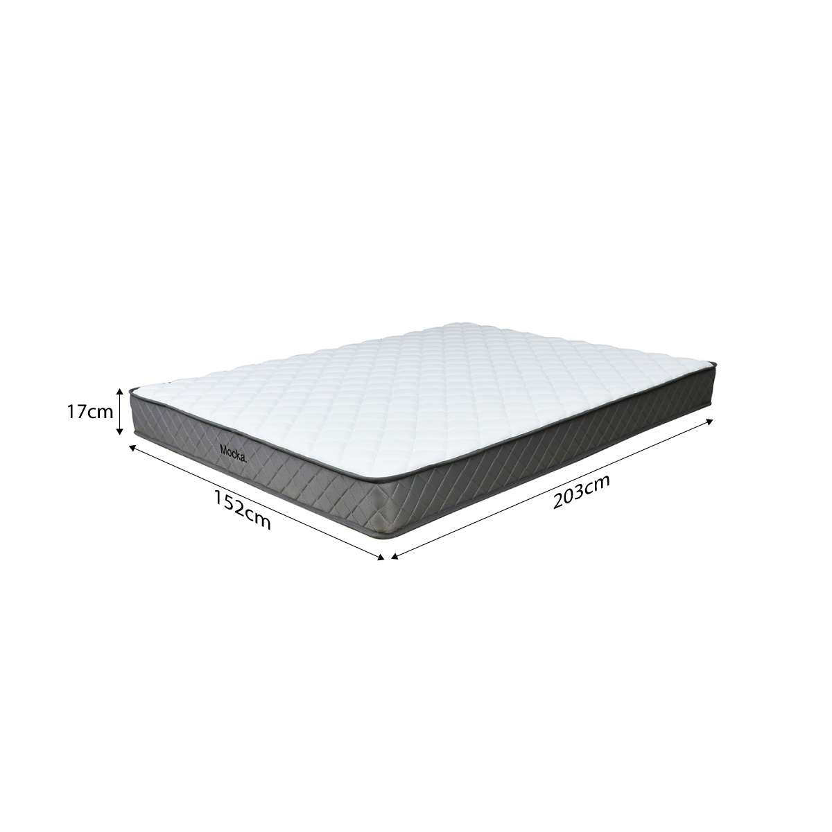 Quinn Queen Bed Natural and Vale Queen Mattress Bundle