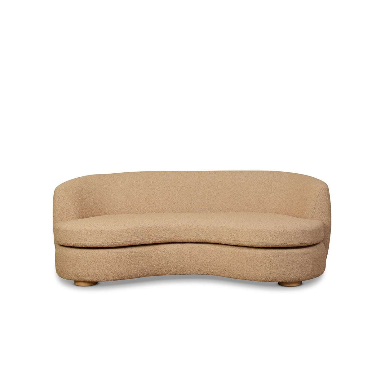 Lyle Pebble 2.5 Seater Sofa - Caramel Boucle