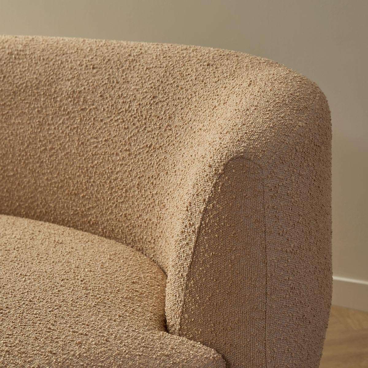 Lyle Pebble 2.5 Seater Sofa - Caramel Boucle