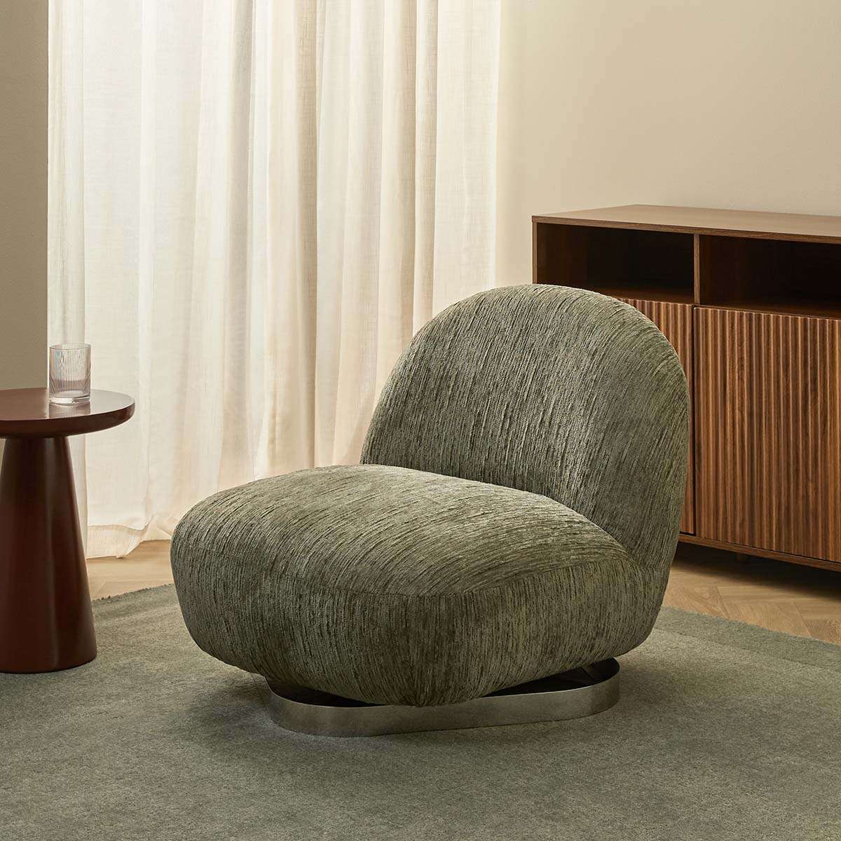 Farrow Swivel Occasional Chair - Sage - Mocka New Zealand