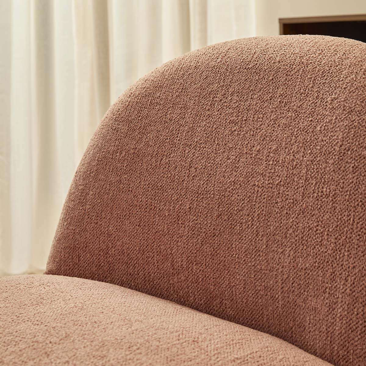 Farrow Swivel Occasional Chair - Clay - Mocka New Zealand