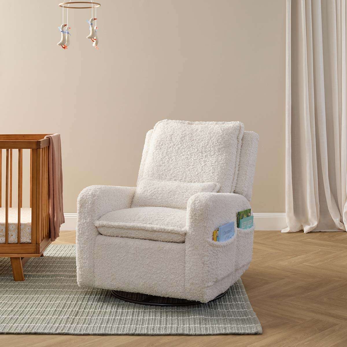 Milo Teddy Recliner and Swivel Chair - Mocka New Zealand