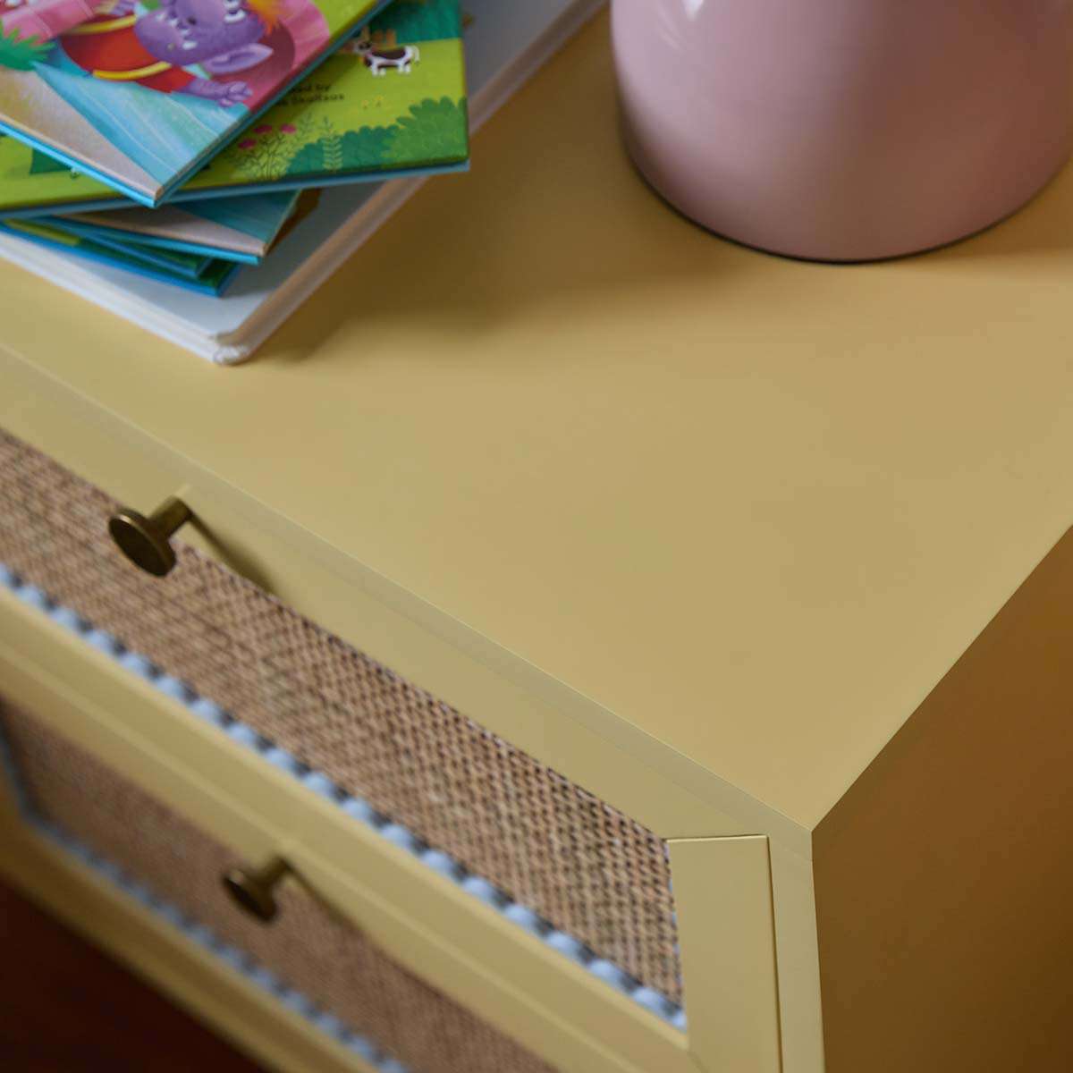 Bonnie Bedside Table - Buttermilk - Mocka New Zealand