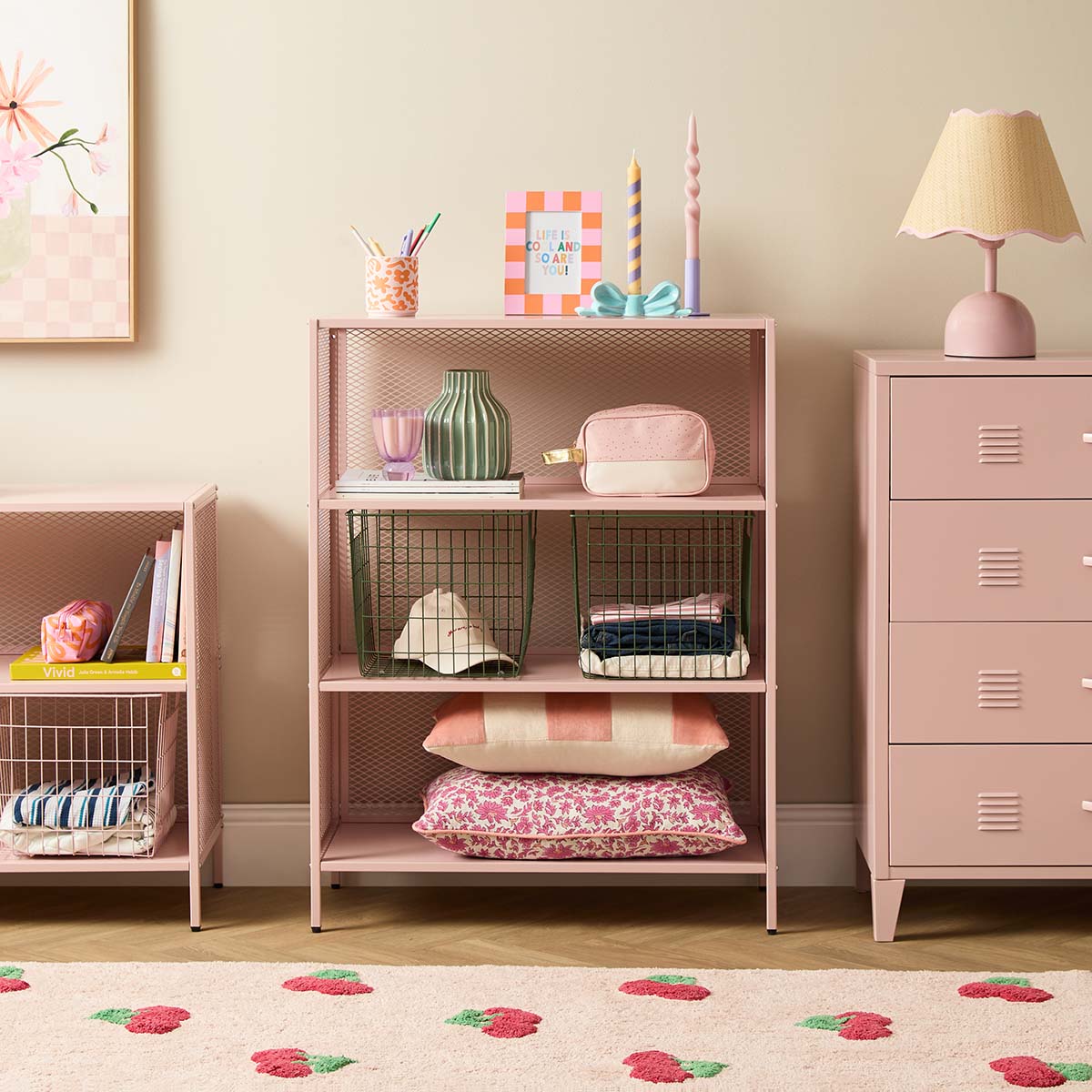 Mocka Original Tall Storage - Pink | Versatile Design Mocka