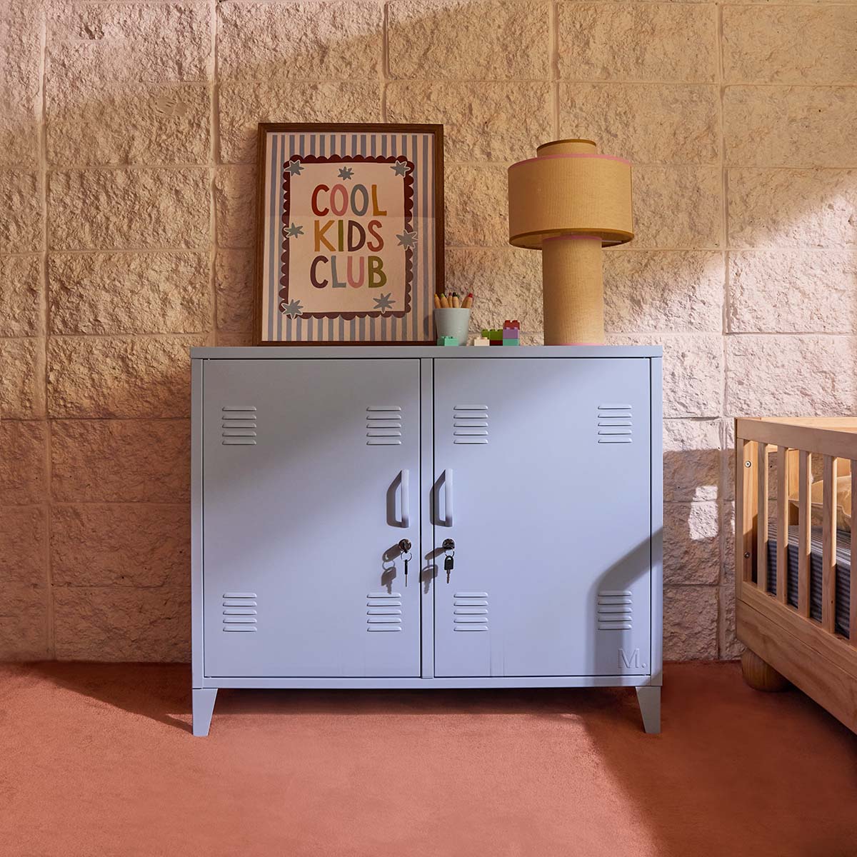 Mocka Original Locker Cabinet - Powder Blue