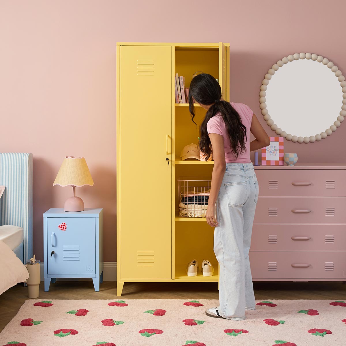 Mocka Original Locker Wardrobe - Yellow - Mocka New Zealand