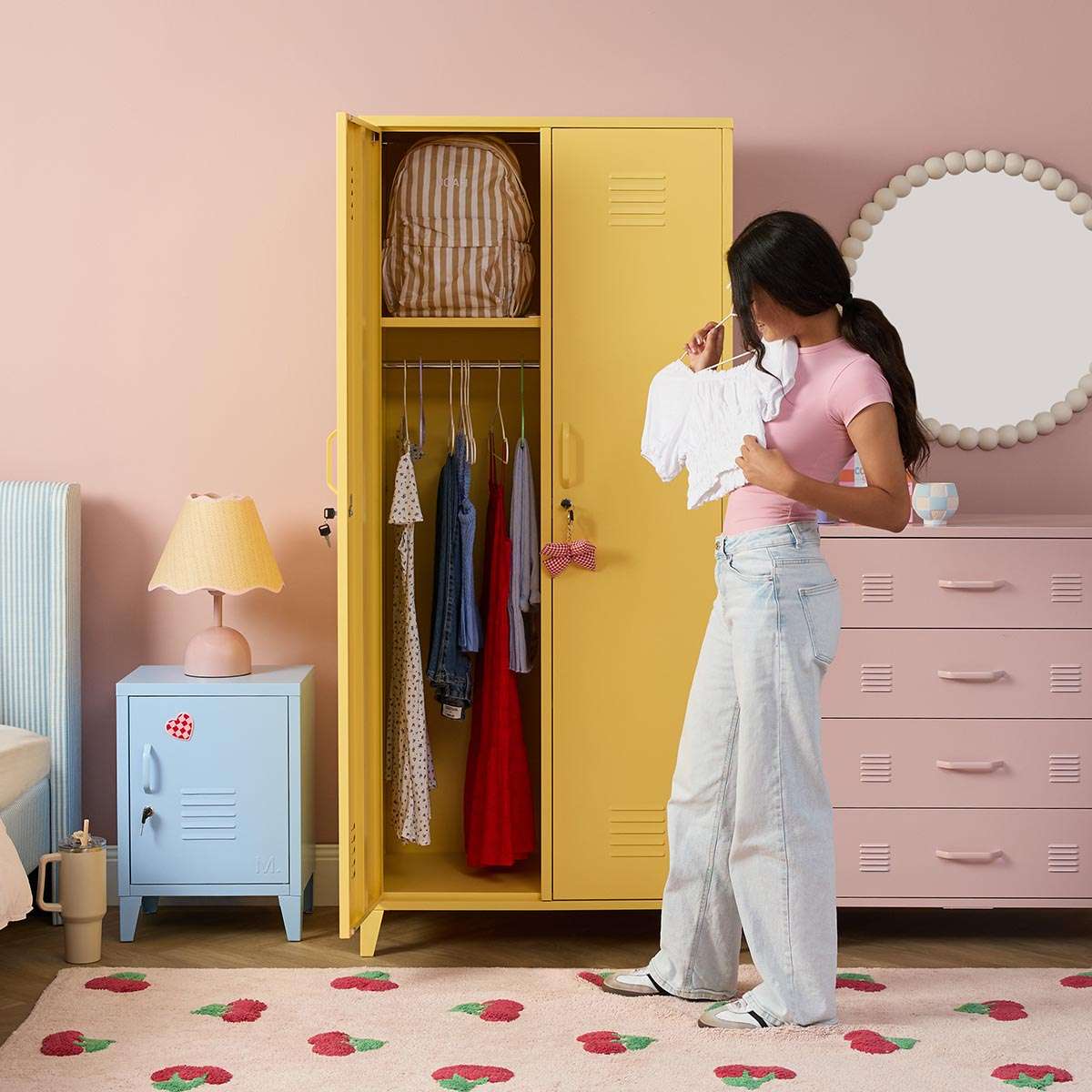 Mocka Original Locker Wardrobe - Yellow - Mocka New Zealand