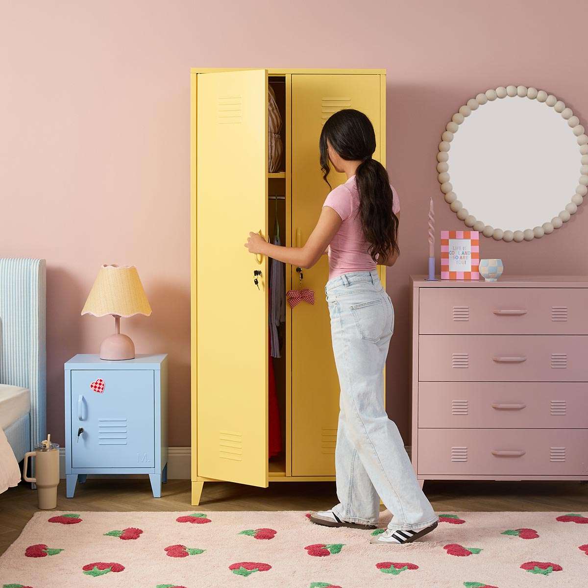 Mocka Original Locker Wardrobe - Yellow - Mocka New Zealand