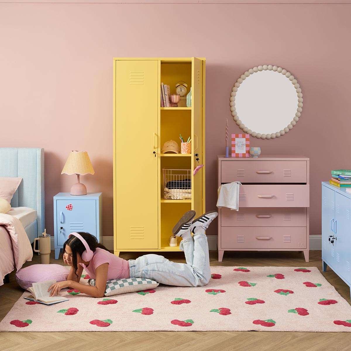 Mocka Original Locker Wardrobe - Yellow - Mocka New Zealand