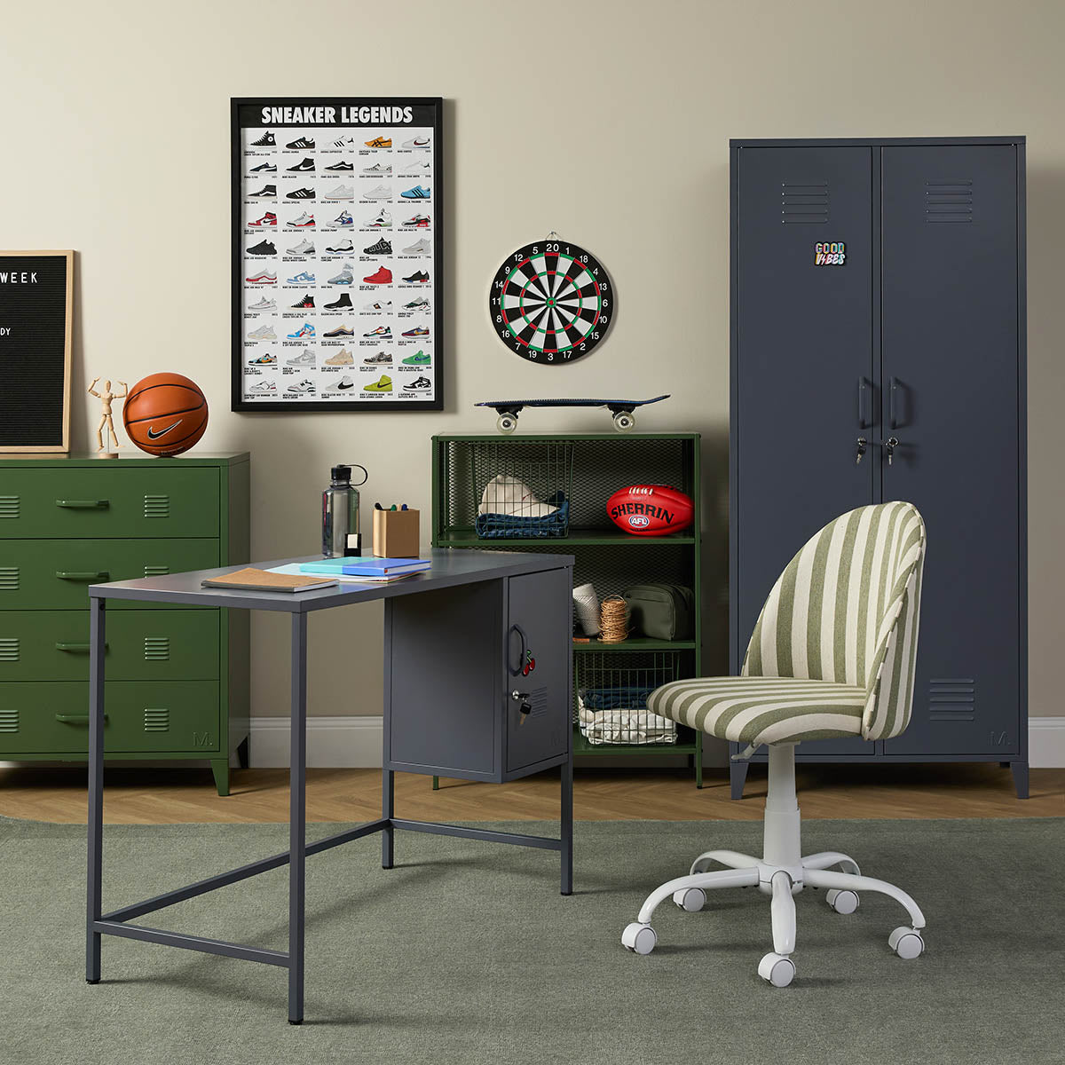 Mocka Original Locker Desk - Steele - Mocka New Zealand