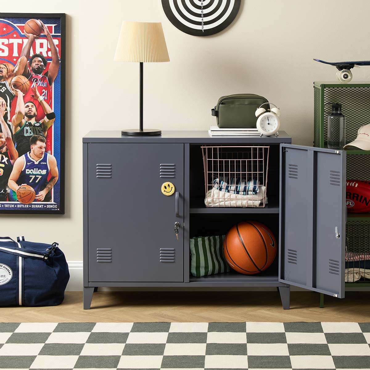 Mocka Original Locker Cabinet - Steele - Mocka New Zealand