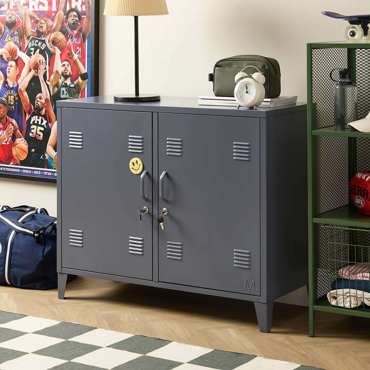Mocka Original Locker Cabinet - Steele - Mocka New Zealand
