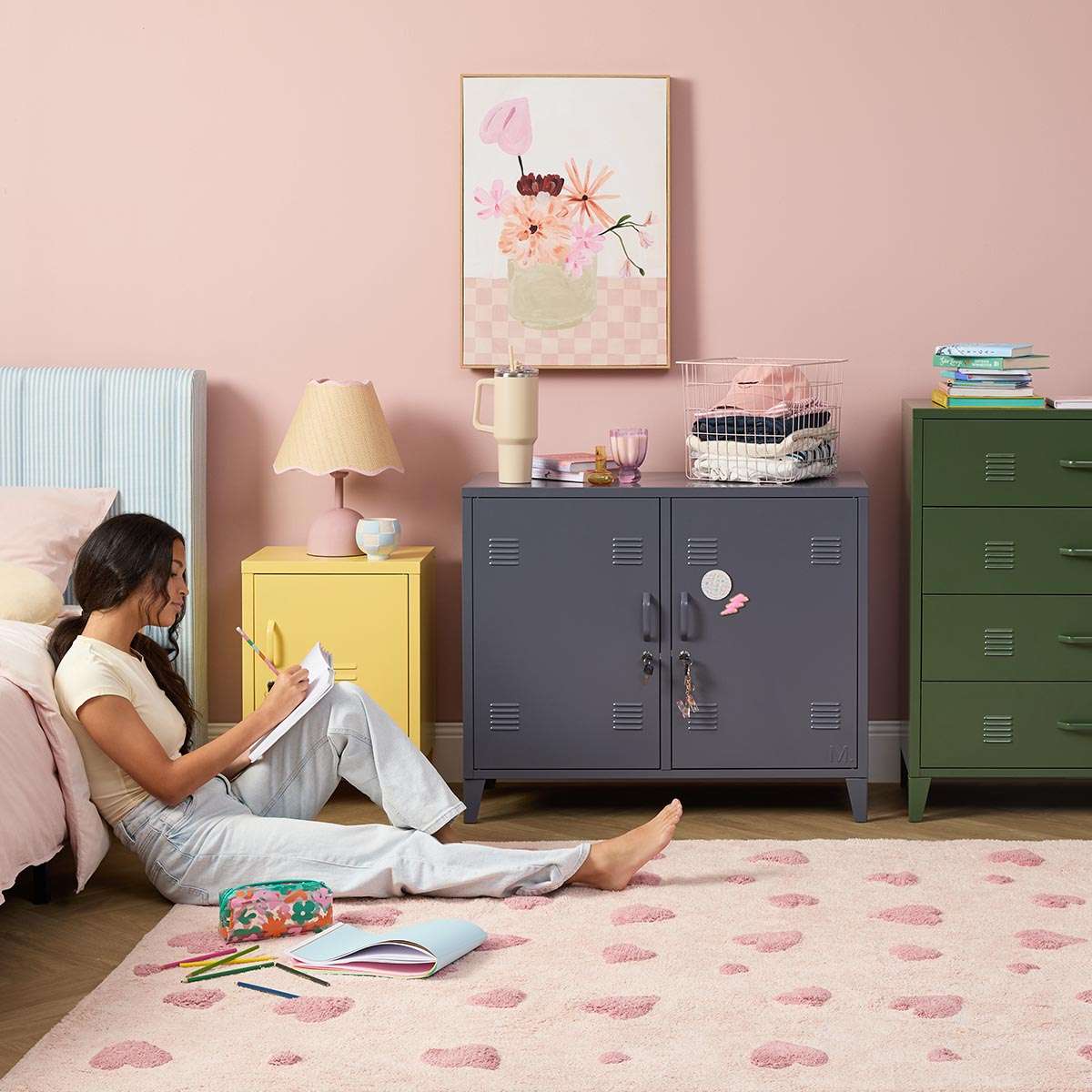 Mocka Original Locker Cabinet - Steele - Mocka New Zealand