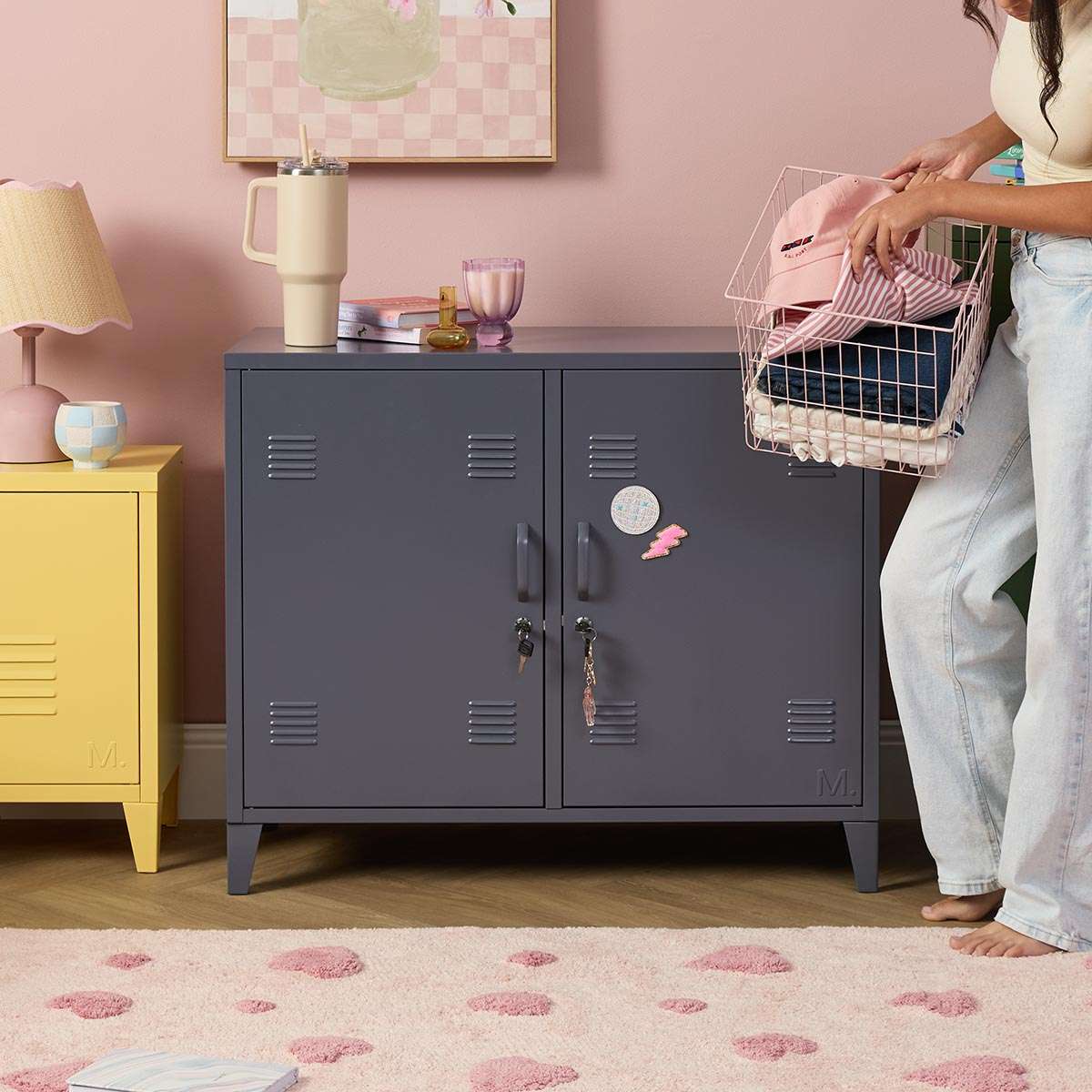 Mocka Original Locker Cabinet - Steele - Mocka New Zealand