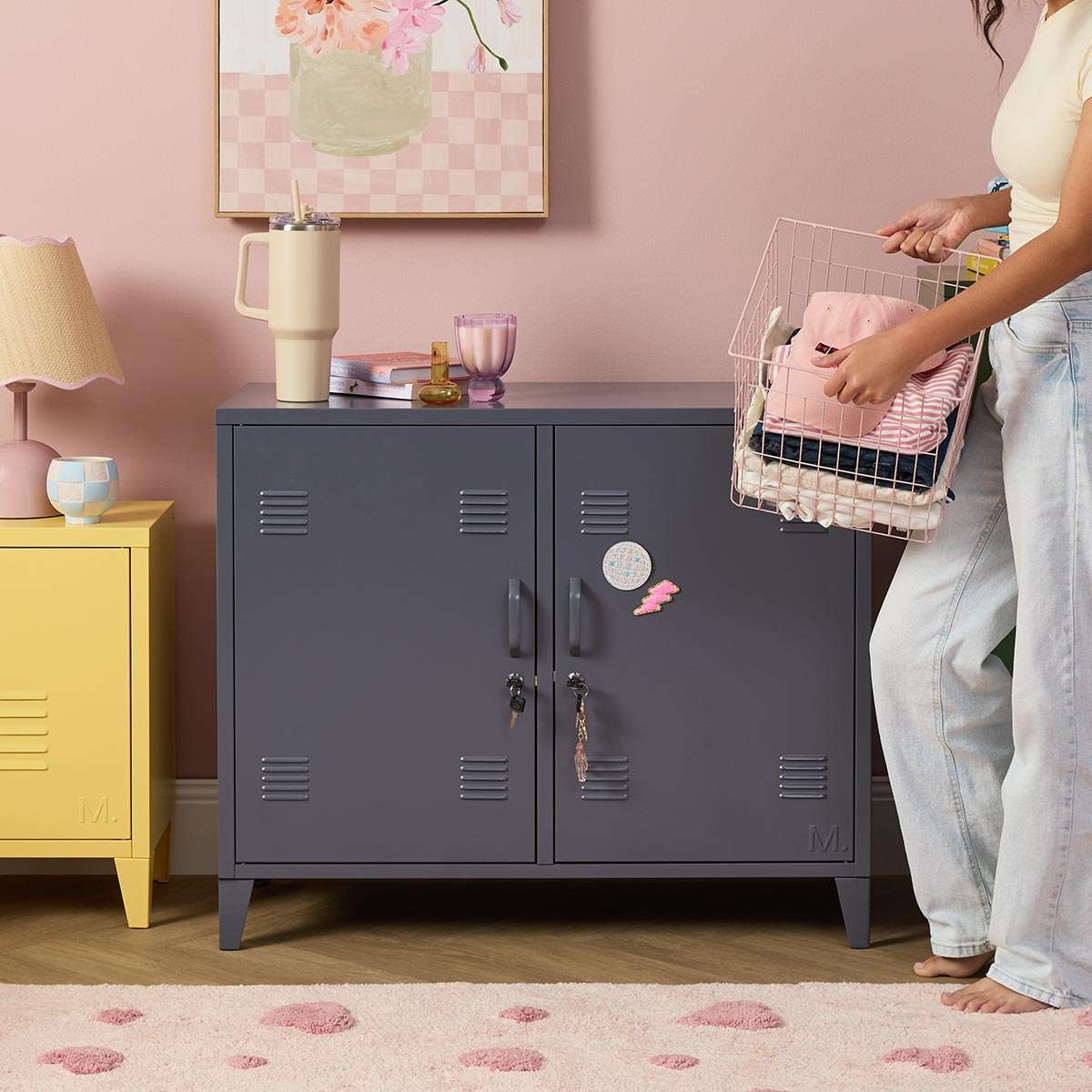 Mocka Original Locker Cabinet - Steele - Mocka New Zealand