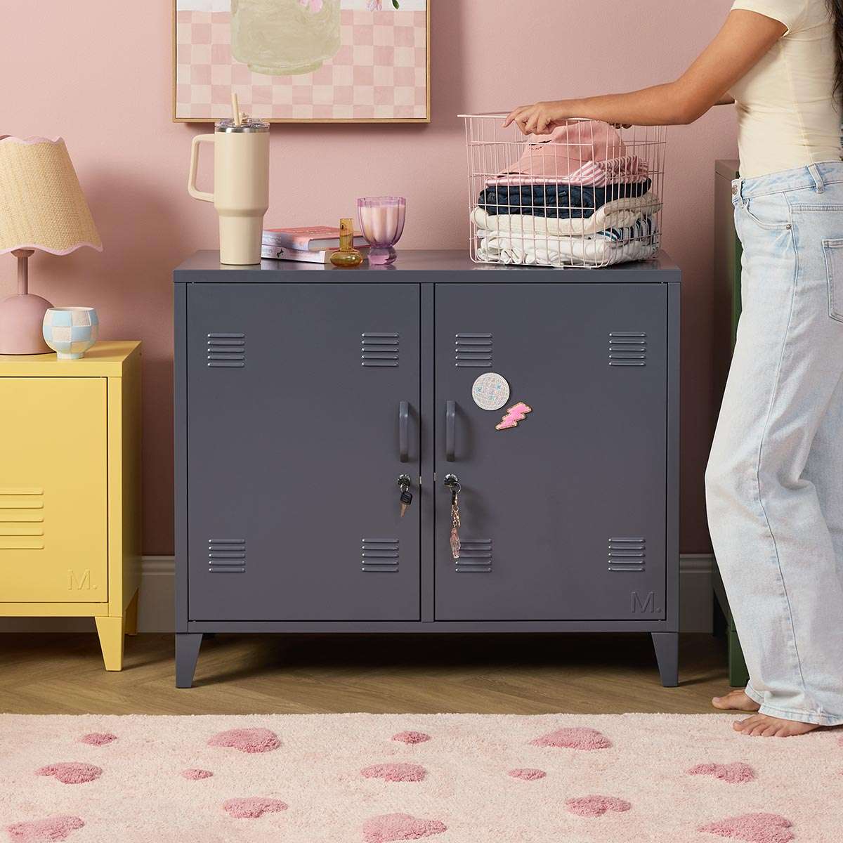Mocka Original Locker Cabinet - Steele - Mocka New Zealand