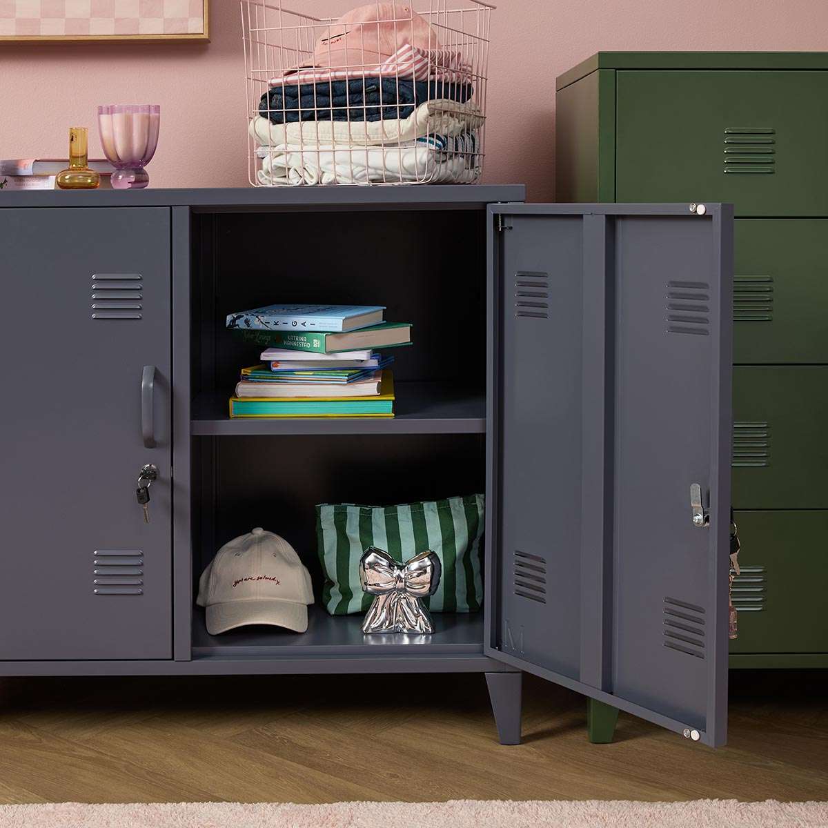 Mocka Original Locker Cabinet - Steele - Mocka New Zealand