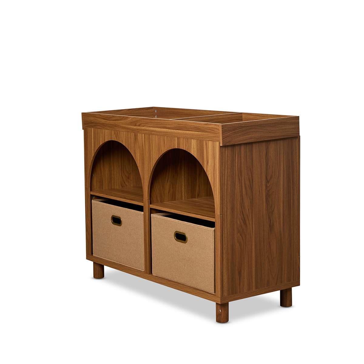 Archie Change Table with Removable Top - Hazelnut - Mocka New Zealand