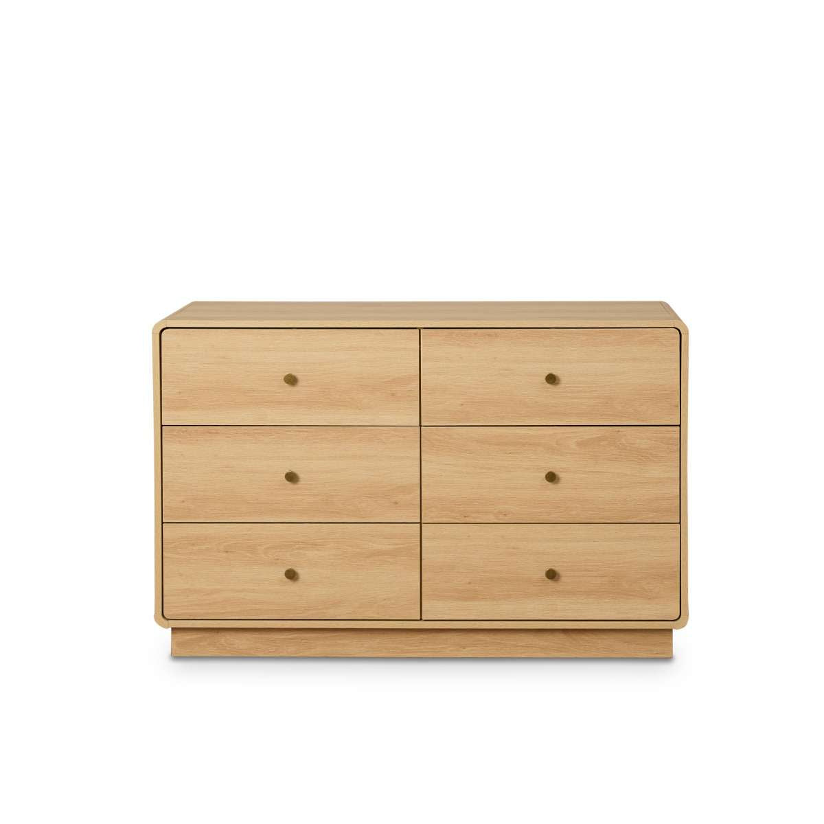 McKenna Six Drawer - Natural - Mocka New Zealand