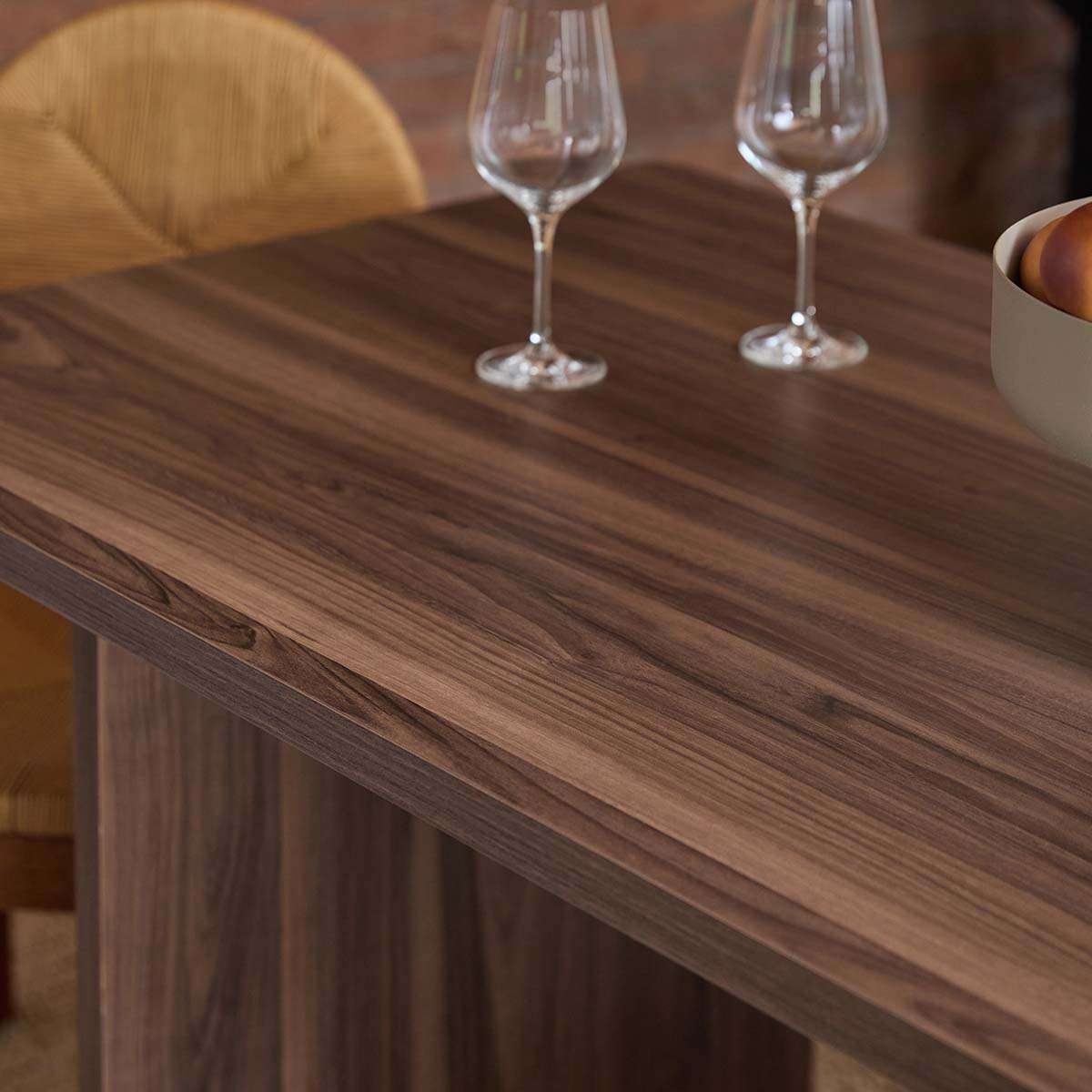 Montana Four Seater Dining Table - Walnut - Mocka New Zealand