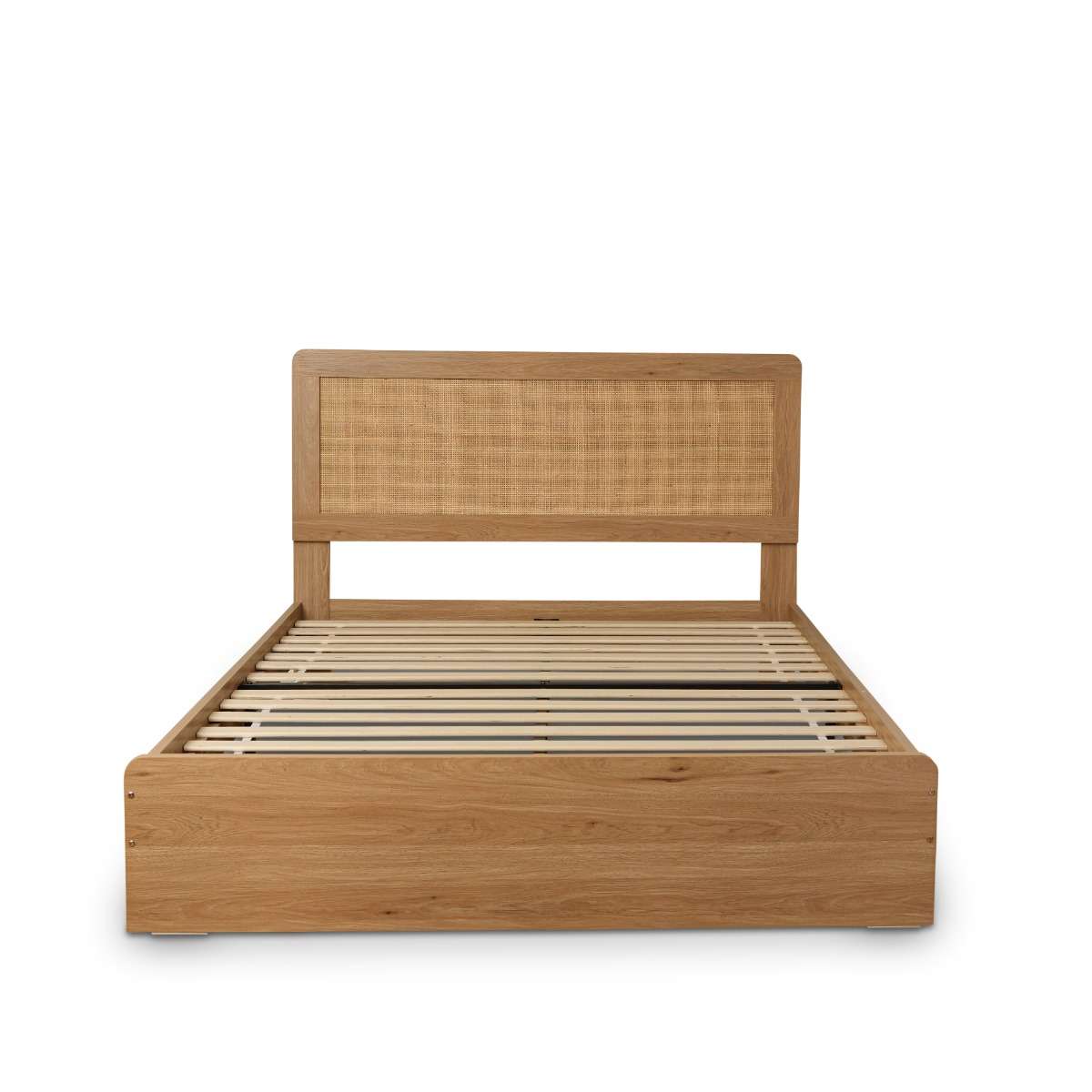 Noosa Rattan Queen Bed - Natural - Mocka New Zealand