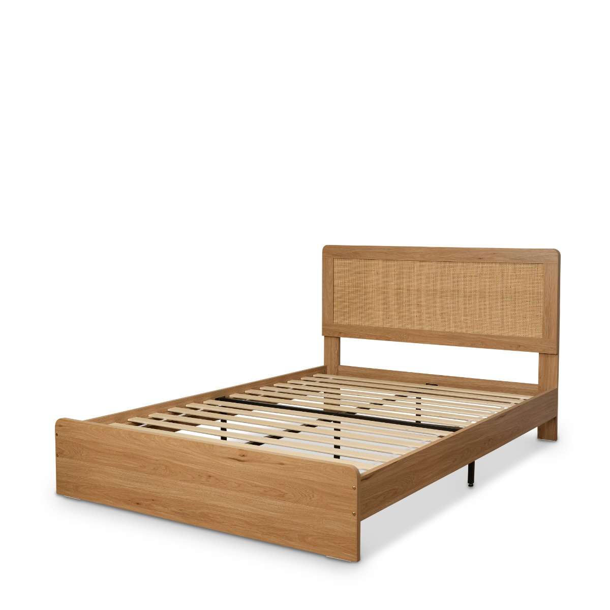Noosa Rattan Queen Bed - Natural - Mocka New Zealand