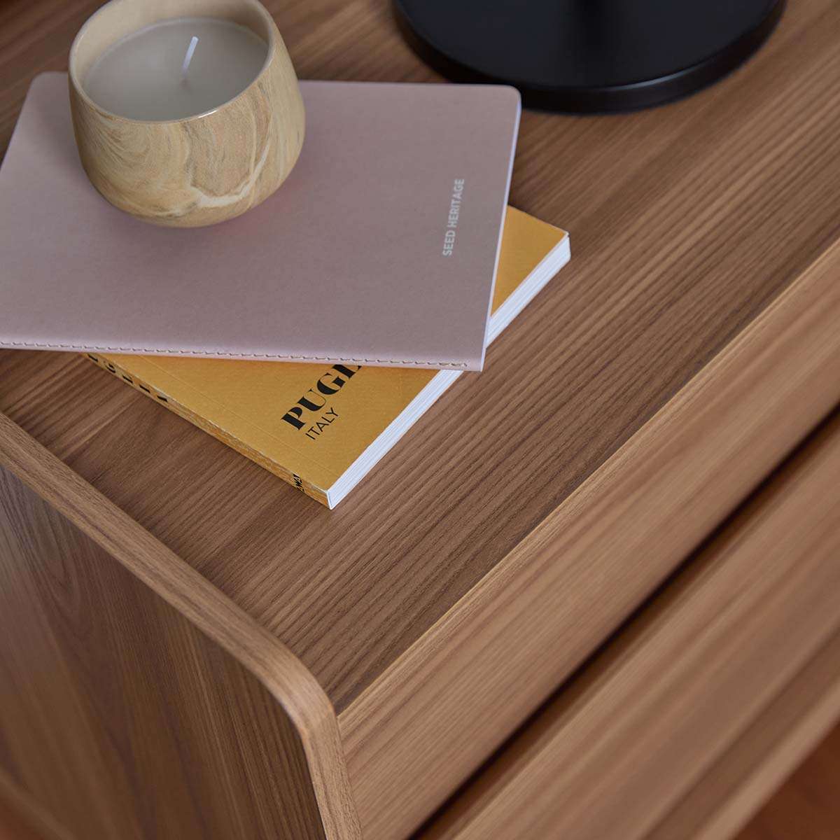Copenhagen Bedside Table - Almond - Mocka New Zealand