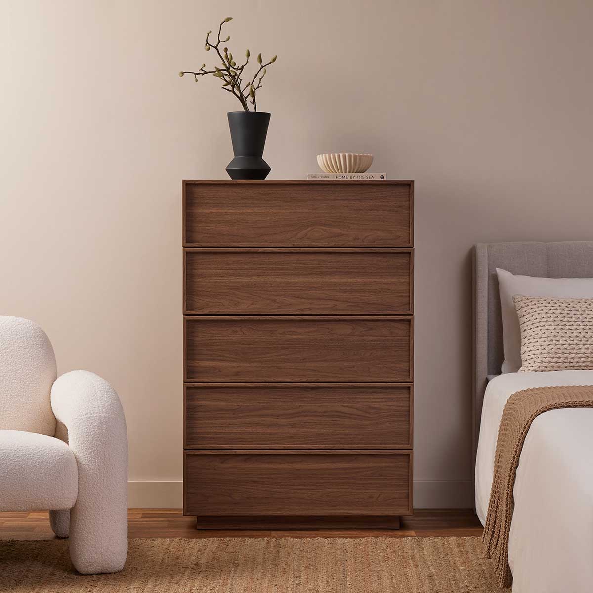 Osaka Tallboy - Walnut - Mocka New Zealand