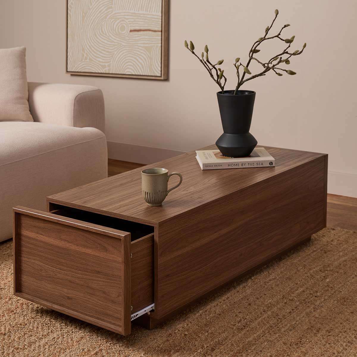 おき Osaka Coffee Table - Walnut | Shop Mocka