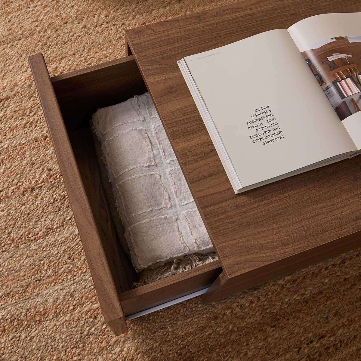 Osaka Coffee Table - Walnut - Mocka New Zealand