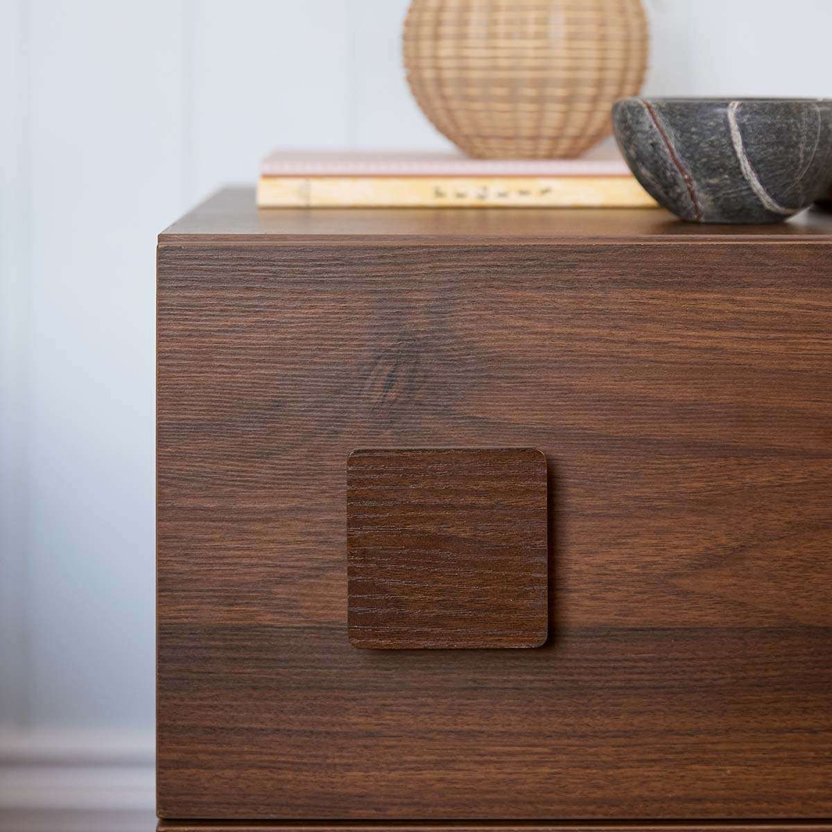 Kei Bedside Table - Walnut - Mocka New Zealand