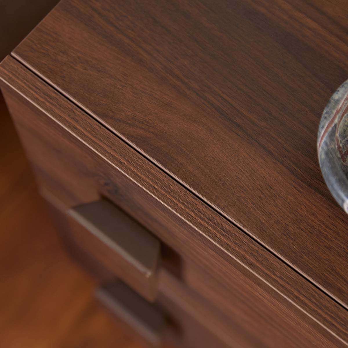 Kei Bedside Table - Walnut - Mocka New Zealand