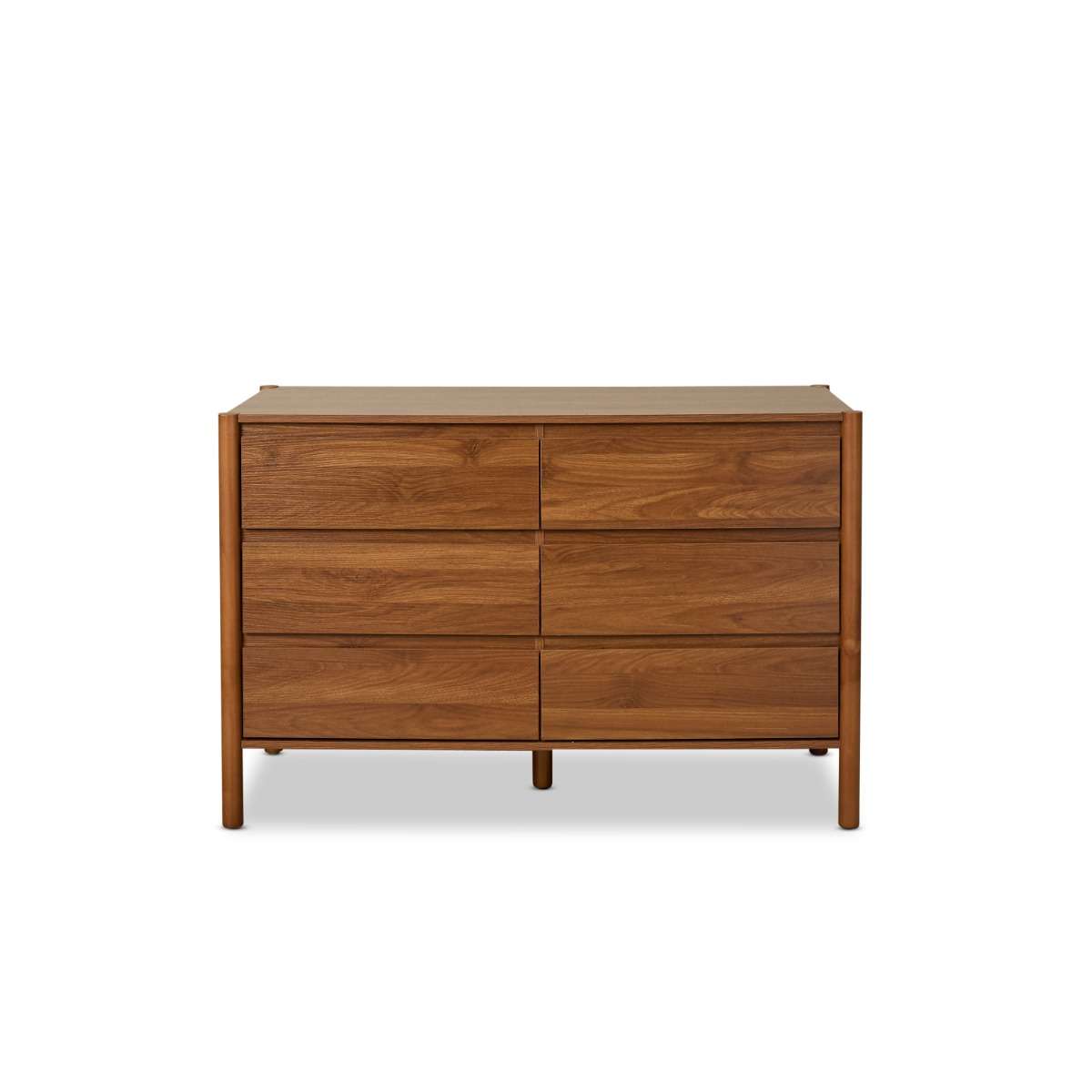 Blair Six Drawer - Walnut - Mocka New Zealand
