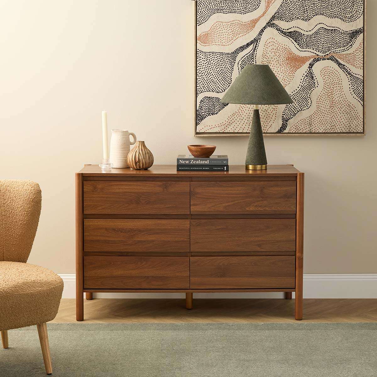 Archie Hazelnut Three Piece Nursery Set - Mocka New Zealand