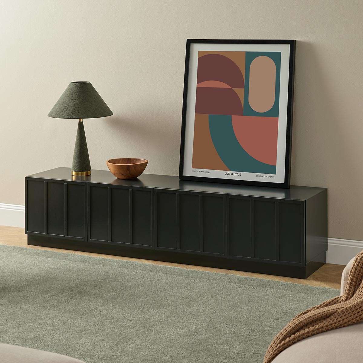 Mason Entertainment Unit - Slate - Mocka New Zealand
