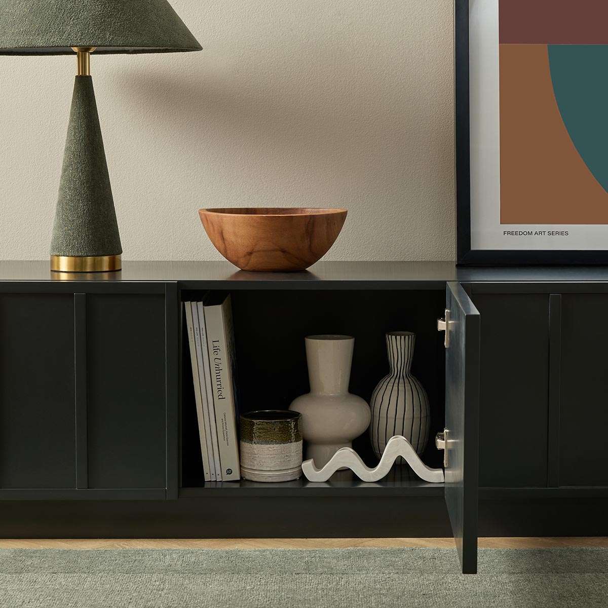 Mason Entertainment Unit - Slate - Mocka New Zealand