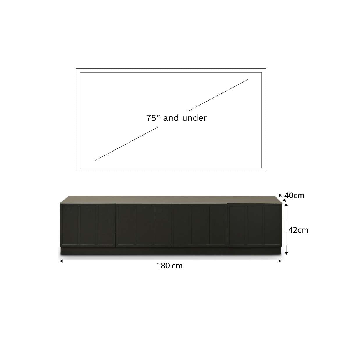Mason Entertainment Unit - Slate - Mocka New Zealand