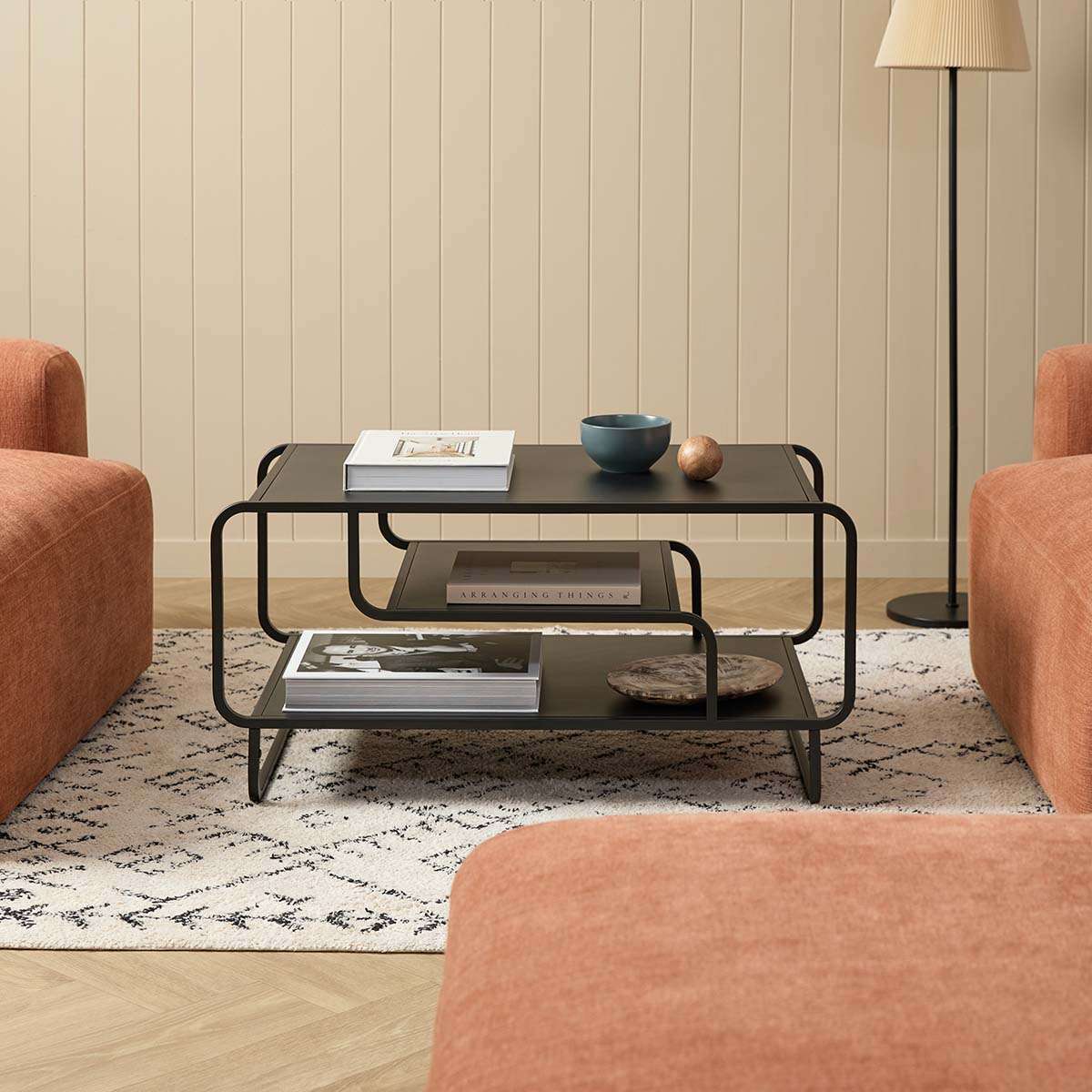 Hamilton Coffee Table - Black - Mocka New Zealand