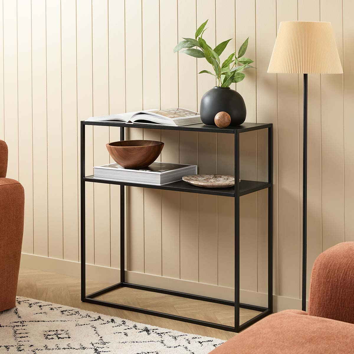 Hamilton Console Table - Black - Mocka New Zealand