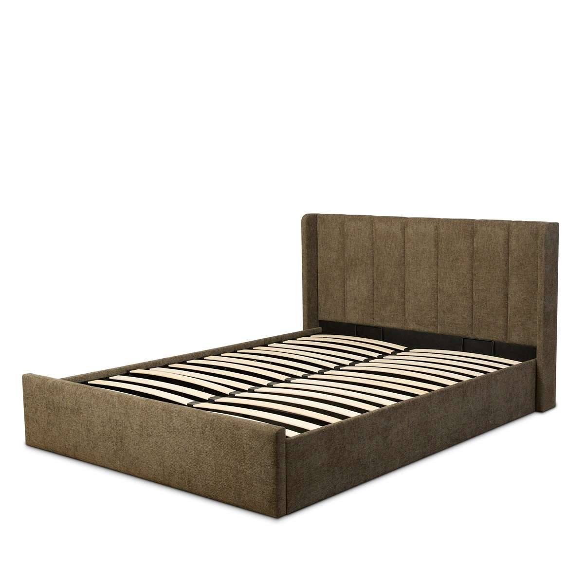 Quinn Storage Queen Bed - Dark Green - Mocka New Zealand