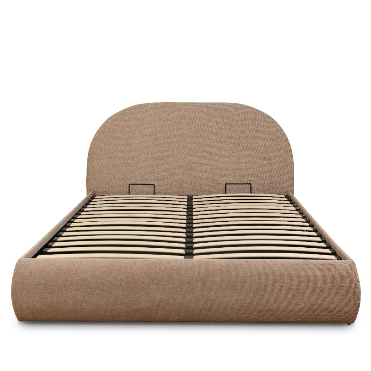 Tanner Storage Queen Bed - Beige - Mocka New Zealand