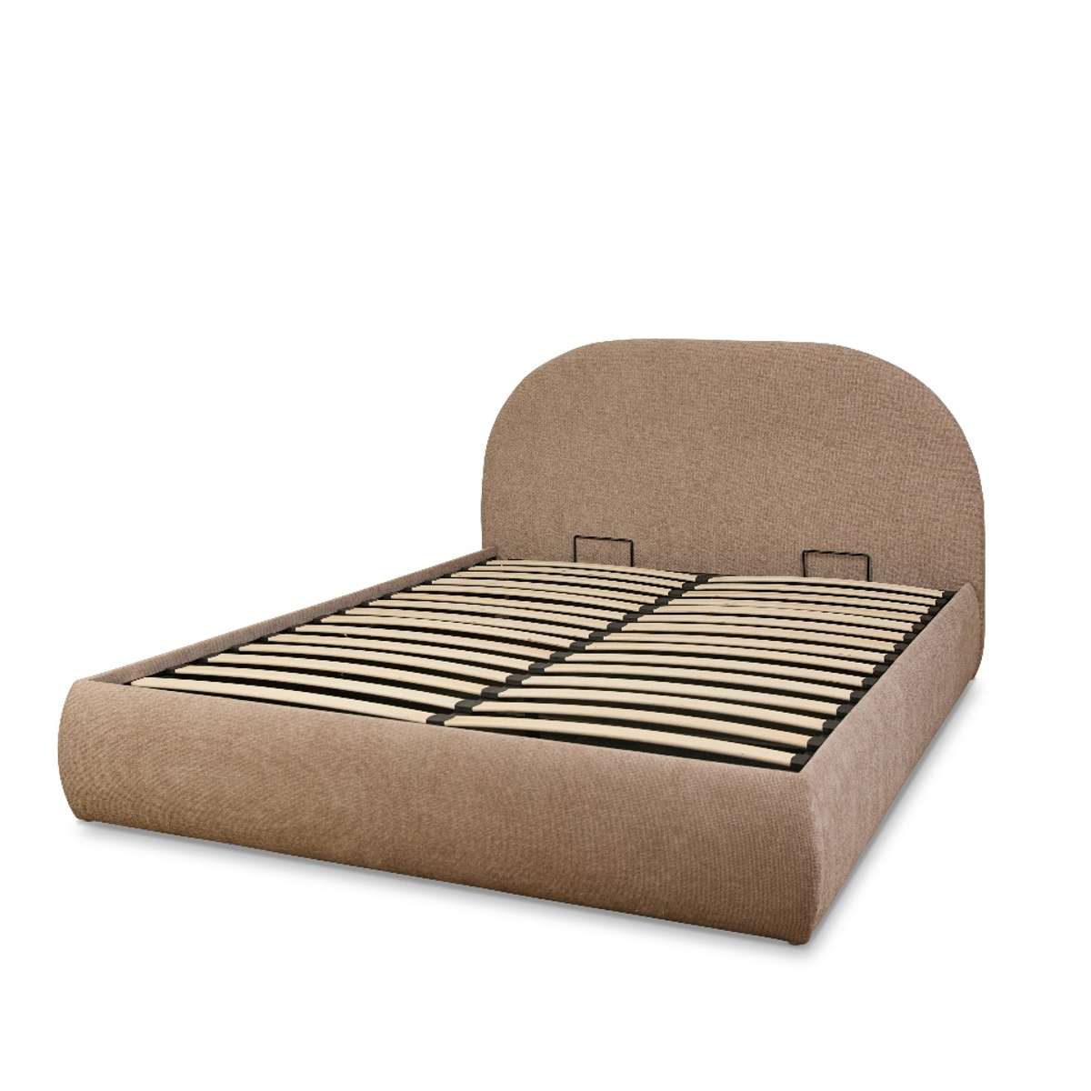 Tanner Storage Queen Bed - Beige - Mocka New Zealand