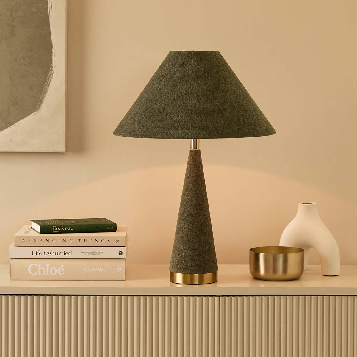 Velvet Table Lamp - Mocka New Zealand