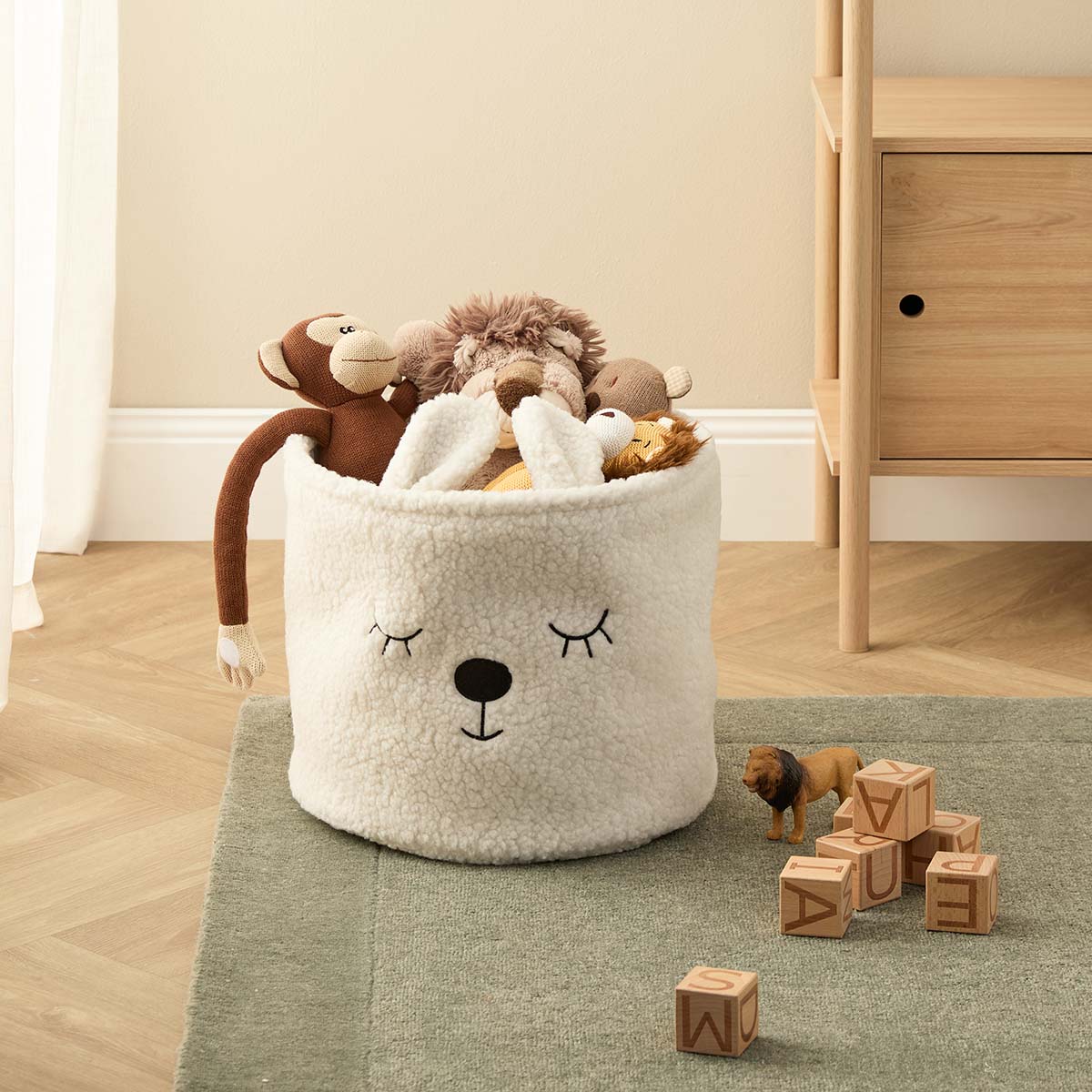 Snowdrop Rabbit Basket - Mocka New Zealand